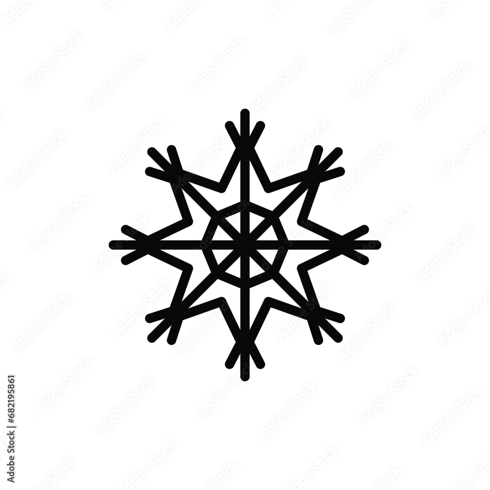 snowflakes icon vector christmas decoration icon snowflakes icon vector christmas decoration icon