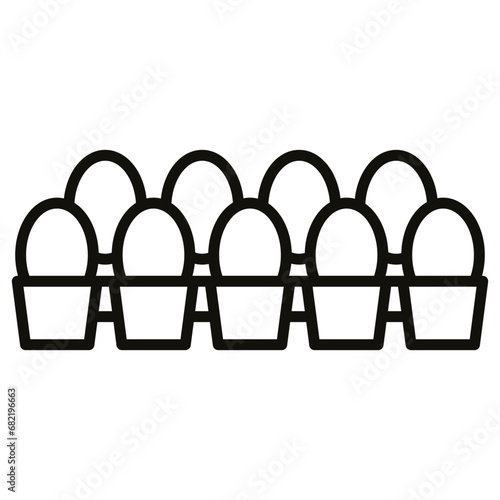 Egg Carton Icon