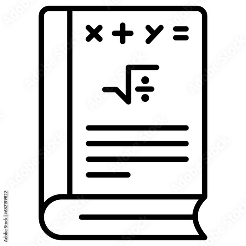 Algebra Book Icon
