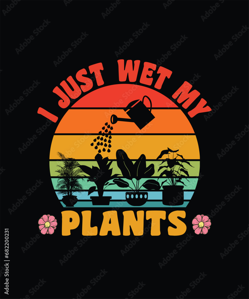 plants t-shirt design, print, retro, tees, banner, typography, rose