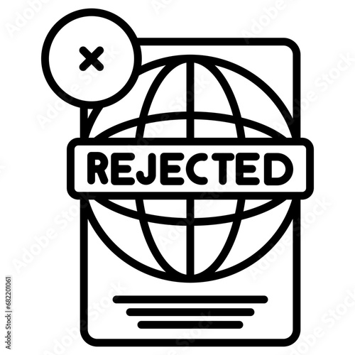 Passport Rejected Icon