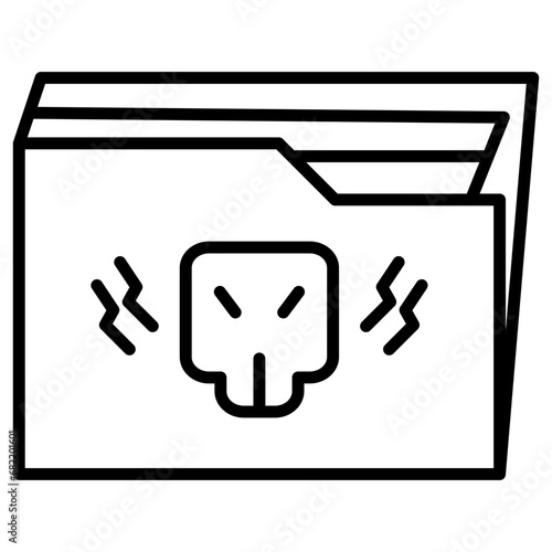 Folder Hacked Icon