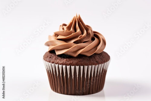 Chocolate Cupcake with Swirled Frosting

