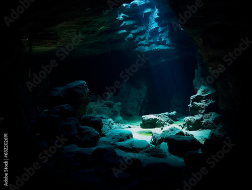 海底洞窟 © Jusco