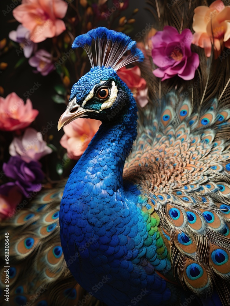 Obraz premium peacock with feathers