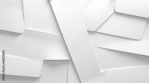 Abstract 3D Modern White Background [300DPI]