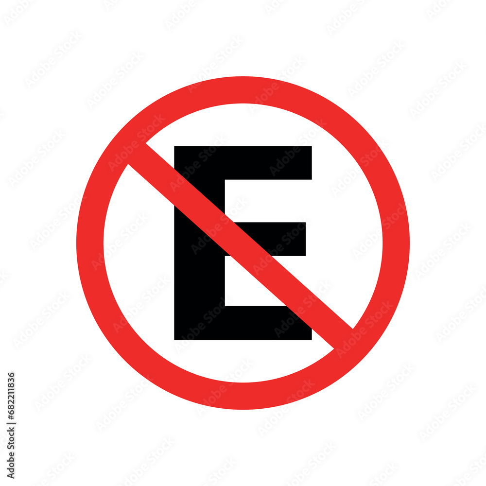 Vector illustration of traffic sign, no parking, traffic sign flat design. Vector illustration of traffic sign, no parking, traffic sign flat design.