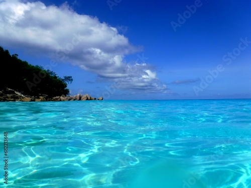 Seychelles  Praslin island  Anse Lazio beach