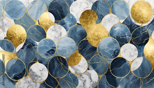 Texturas abstractas de mármol monocromáticas con decorados dorados para diseño web, banners, uso artístico photo