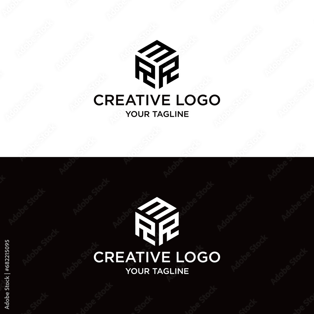 creative letter RMR logo design vector creative letter RMR logo design vector