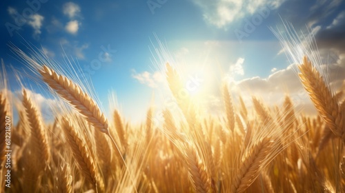 金色に実った小麦畑 photo