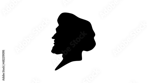 Ibn Khaldun silhouette