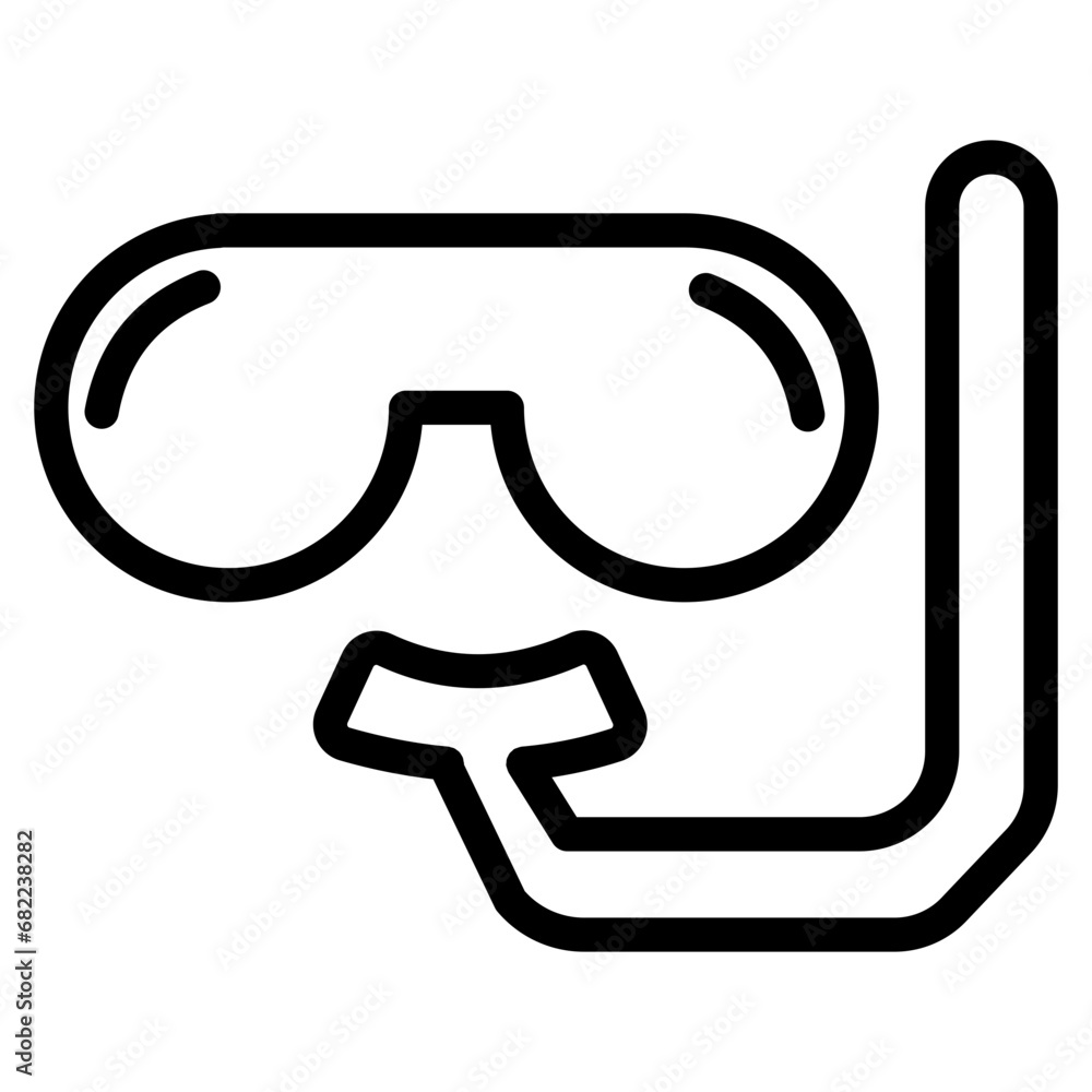scuba mask line scuba mask line