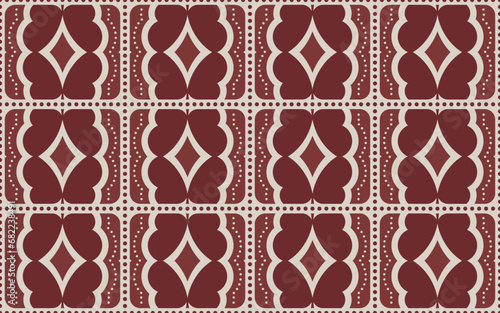Modern Mauve Butterfly Repeat Pattern in dark red colors. circle and diagonal square shape elements. Butterfly shape Geometric Abstract Backgrounds. Lovely Vibes Poster background design.