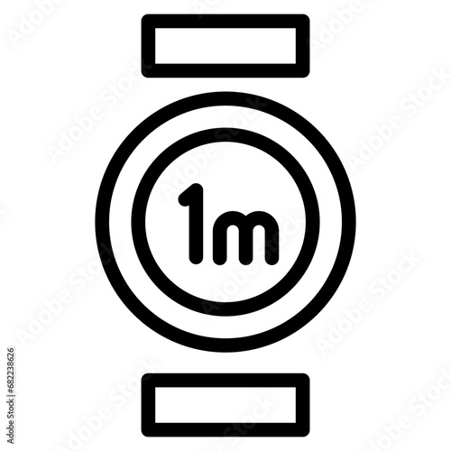 1m underwater line