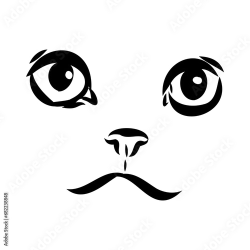 Sketch of an american shorthair american shorthair cat vector