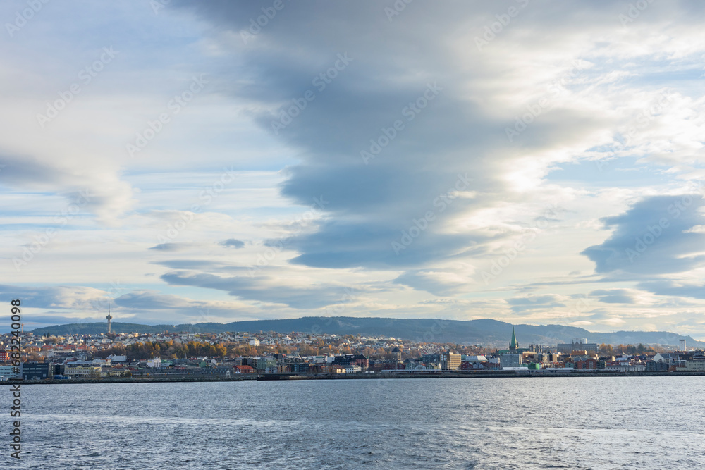 View from Trondheim, Norway