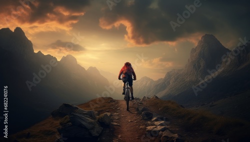 A Lone Adventurer on Two Wheels, Exploring the Path Less Traveled