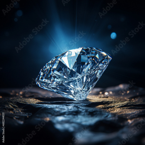 commercial picture for diamonds, real photo created with Generative Ai