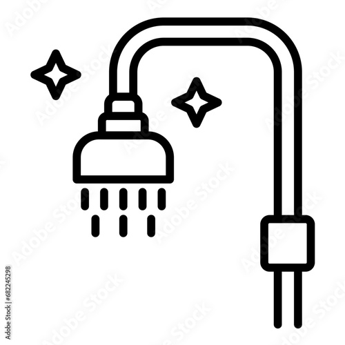 Cleaning Shower Icon