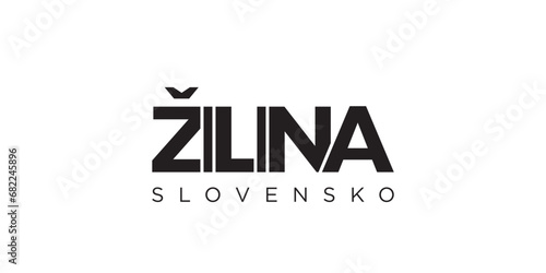 Bild auf Leinwand Zilina in the Slovakia emblem