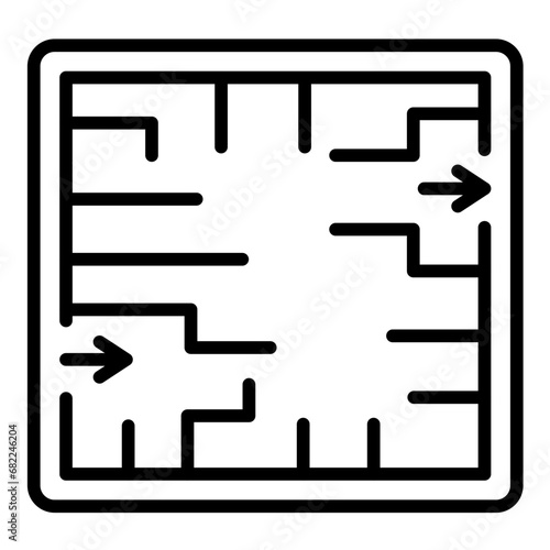 Fotografia Evacuation Plan Icon