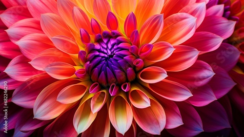 vibrant dahlia blossom a gift of nature beauty in macro © EPIC