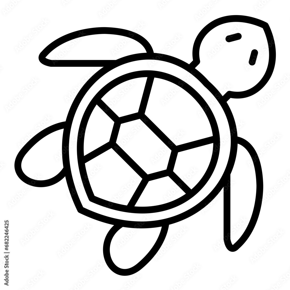 Obraz premium Turtle Icon