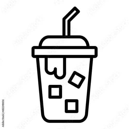 Cold Coffee Icon