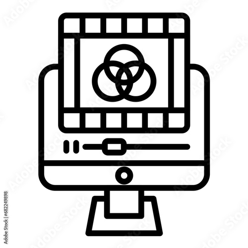 Film Color Correction Icon