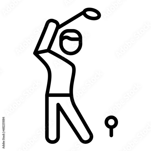 Golf Player Icon