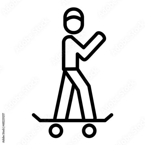 Skateboarding Icon