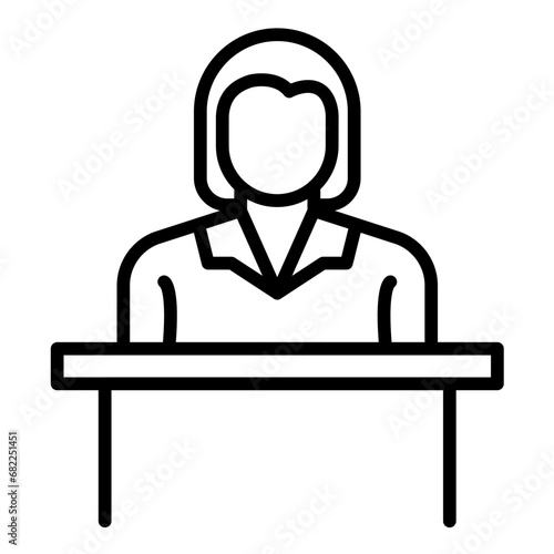 Woman Anchor Icon