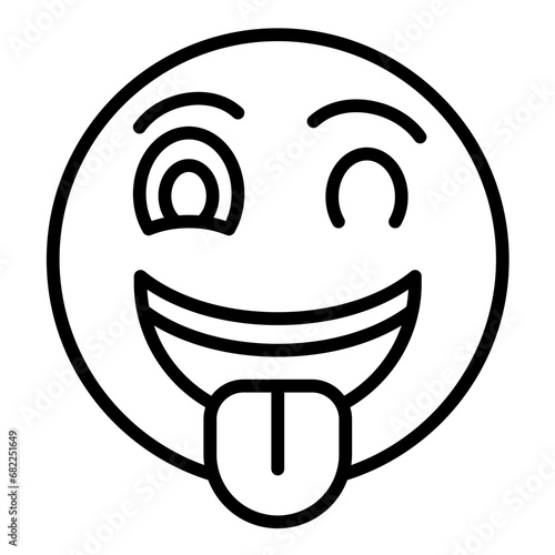 Face with Tongue Icon