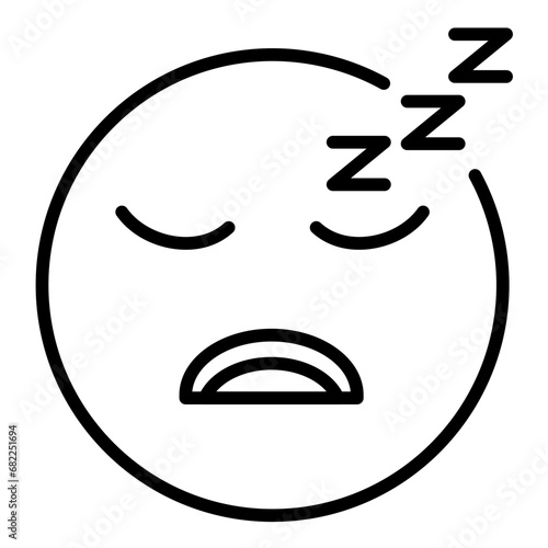 Sleepy Face Icon