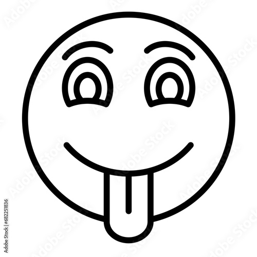 Winking Face with Tongue Icon