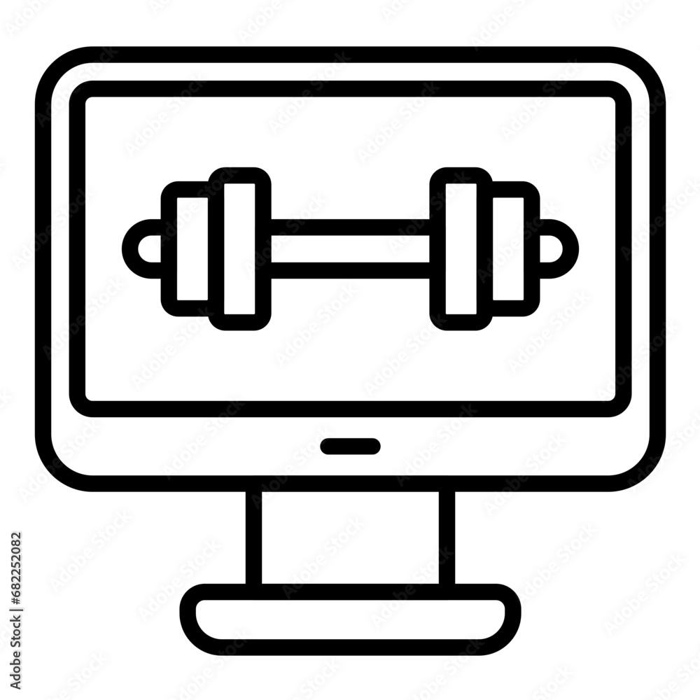 Online Gym Icon