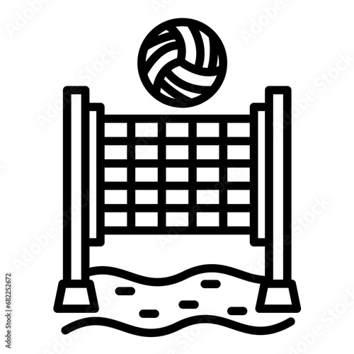 Beach Volleyball Icon
