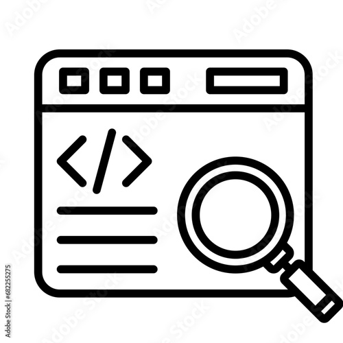 Code Testing Icon photo