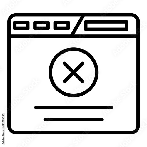 Not Found Error Icon