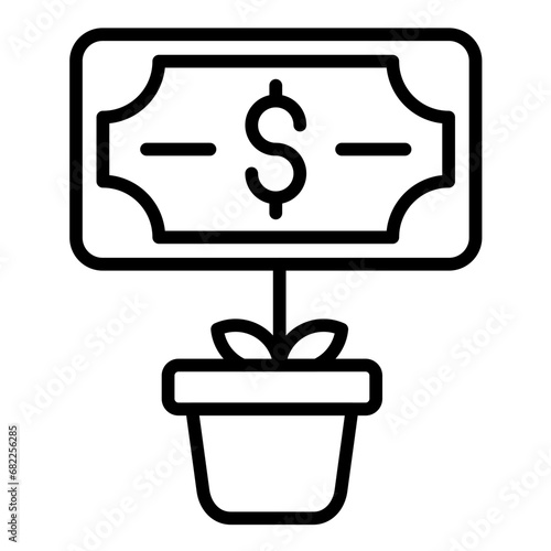 Money Growth Icon