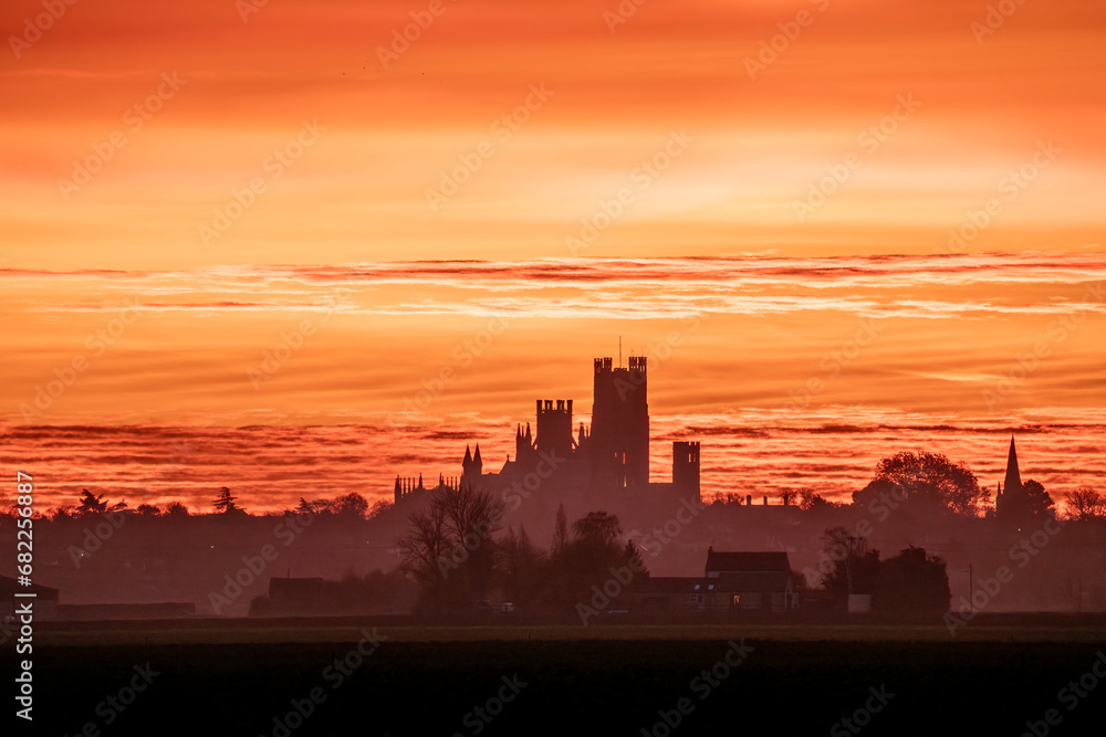 Dawn over Ely Cathedral, 22nd November 2023