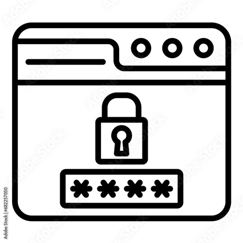 Website Password Icon