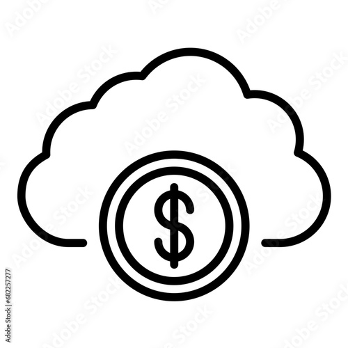Cloud Money Icon