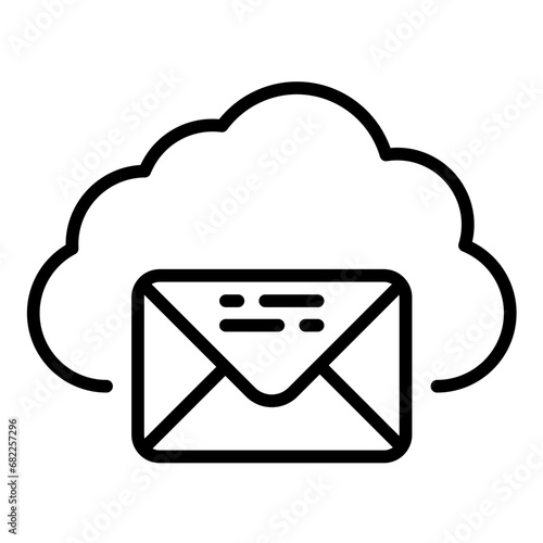 Cloud Email Icon