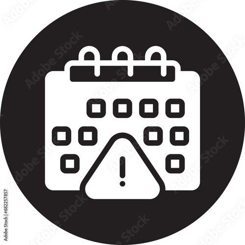due date glyph icon