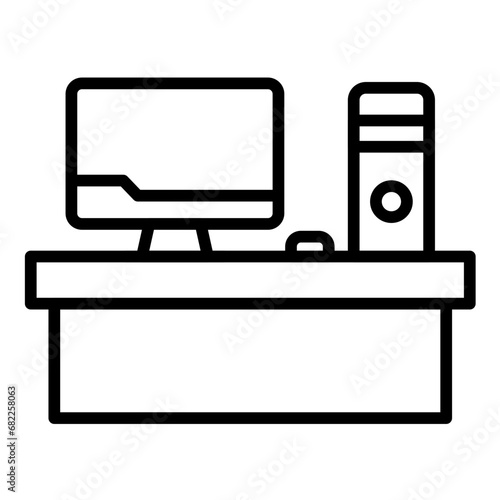 Computer Workstation Icon