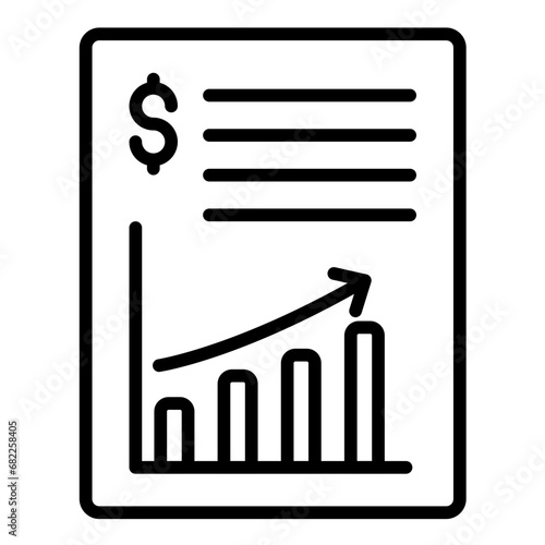 Financial Report Icon