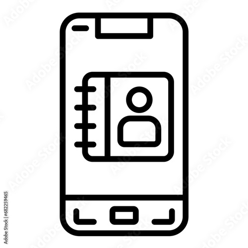 Mobile Contacts Icon