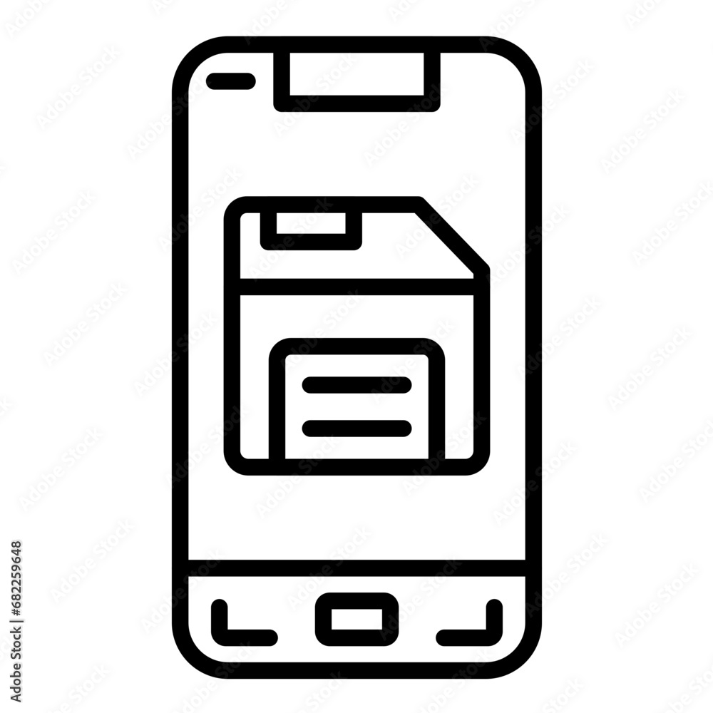 Mobile Save Icon Mobile Save Icon